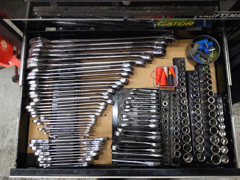 Khay đựng đầu tuýp 3/8 inch (socket holder) 7-22mm gọn gàng - Image 3