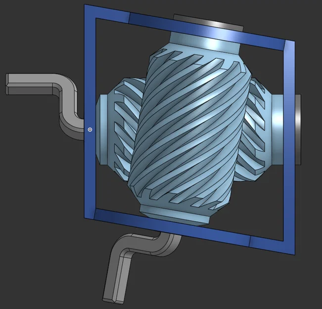 Đồ chơi Fidget Bánh răng Trục vít Vuông góc - Image 4