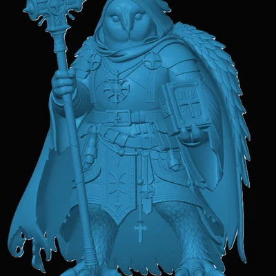 Mô hình Owlin Cleric cho game RPG
