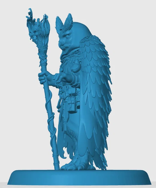 Mô hình Owlin Druid cho game nhập vai - Image 2