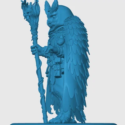 Mô hình Owlin Druid cho game nhập vai