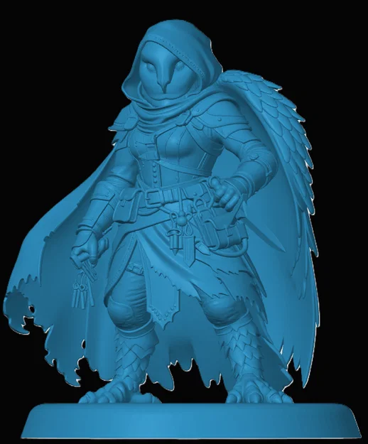 Mô hình Owlin Rogue cho game RPG - Image 1