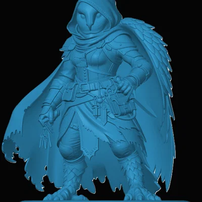 Mô hình Owlin Rogue cho game RPG