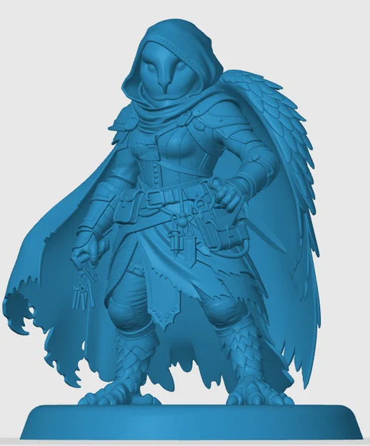 Mô hình Owlin Rogue cho game RPG - Image 3