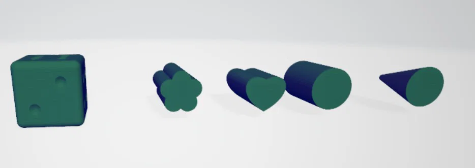 Bộ sưu tập mô hình 3D hình học và xúc xắc in 3D sáng tạo - Image 1