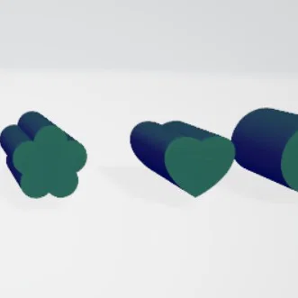 Bộ sưu tập mô hình 3D hình học và xúc xắc in 3D sáng tạo