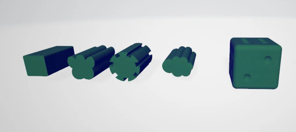 Bộ sưu tập mô hình 3D hình học và xúc xắc in 3D sáng tạo - Image 2