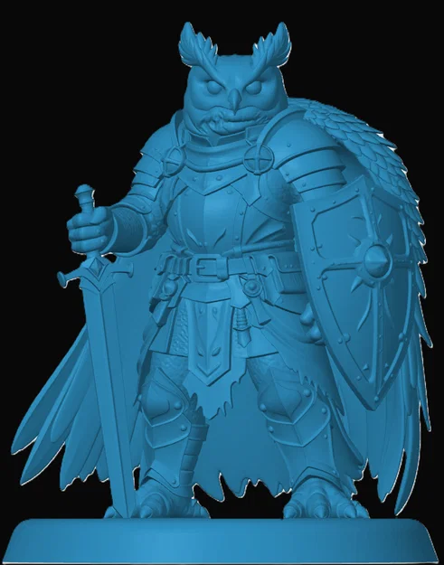 Mô hình Owlin Fighter cho game nhập vai - Image 1