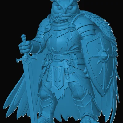 Mô hình Owlin Fighter cho game nhập vai