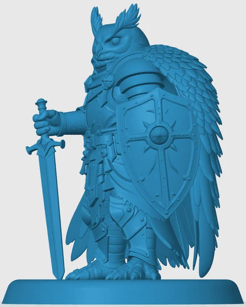 Mô hình Owlin Fighter cho game nhập vai - Image 2