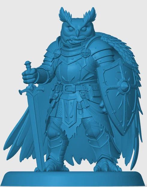 Mô hình Owlin Fighter cho game nhập vai - Image 3