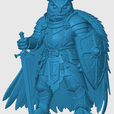 Mô hình Owlin Fighter cho game nhập vai