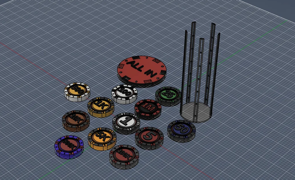 Bộ Chip Poker với mệnh giá thực tế - Image 1