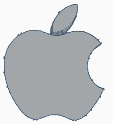 Mô hình trang trí logo Apple 3D đẹp mắt cho bàn làm việc - Image 1