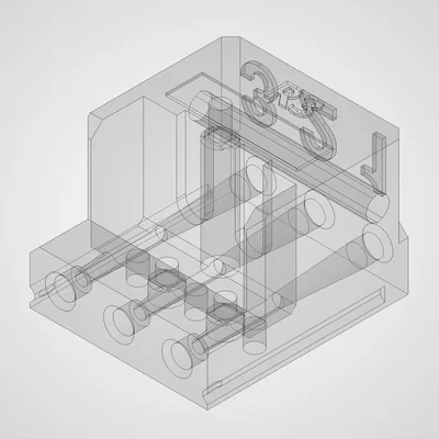 Bản mod Prusa XL đi dây sợi nhựa cạnh bên cho ống PTFE 5/3mm - Bản Smooth