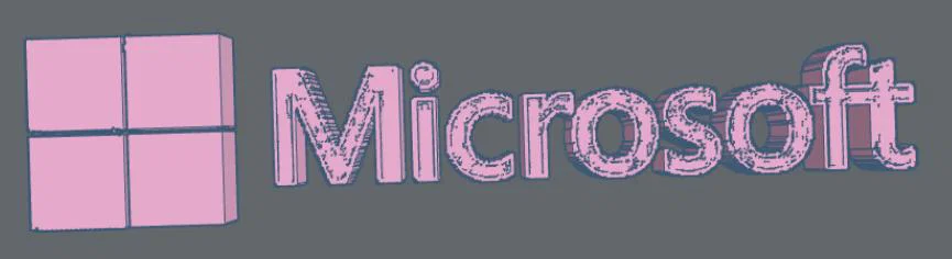 Mô hình logo Microsoft in 3D đẹp mắt cho góc làm việc - Image 1