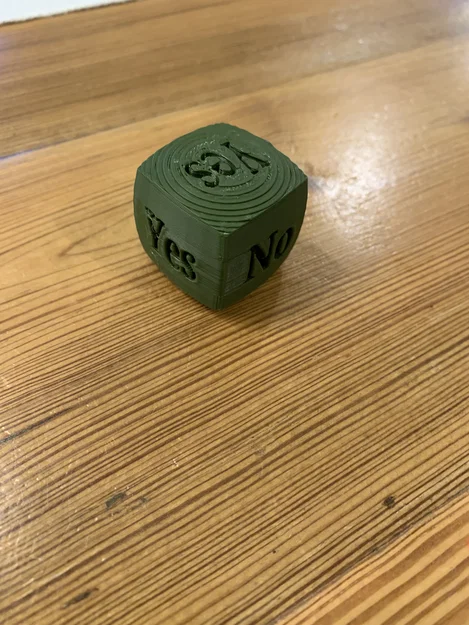 Xúc xắc quyết định Yes/No - File in 3D độc đáo cho mọi lựa chọn - Image 1