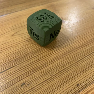 Xúc xắc quyết định Yes/No - File in 3D độc đáo cho mọi lựa chọn