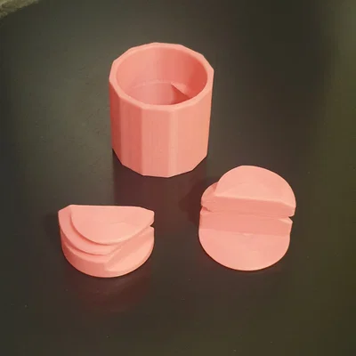 Mô hình giải đố Hanayama Tube Puzzle in 3D - Đồ chơi trí tuệ