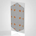 Bảng đục lỗ lục giác HSW (Hexagon Pegboard) có viền - Thumbnail 1