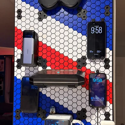 Bảng đục lỗ lục giác HSW (Hexagon Pegboard) có viền