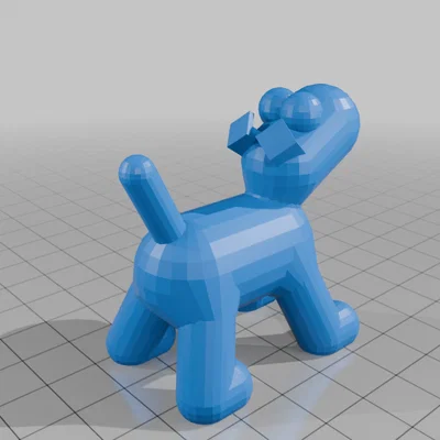 Mô hình chú chó béo dễ thương (Fat dog)