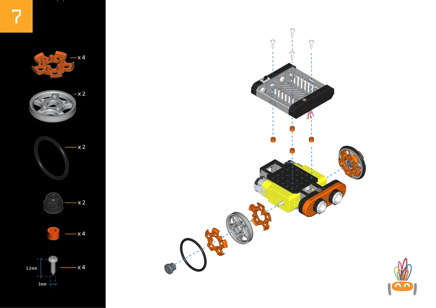 Robot Arduino Giáo Dục: Dò Đường, Tránh Vật Cản, Cảm Biến Ánh Sáng - Image 3