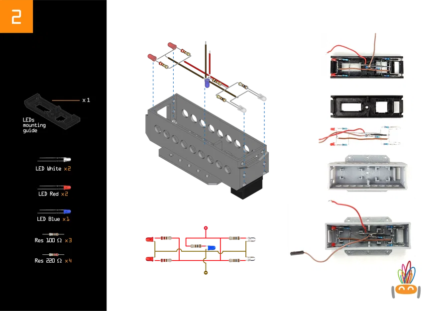 Robot Arduino Giáo Dục: Dò Đường, Tránh Vật Cản, Cảm Biến Ánh Sáng - Image 5
