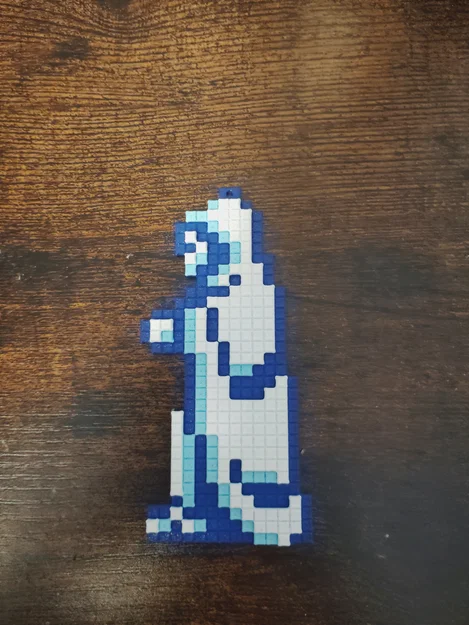 Mô hình 3D Pixel Art Sypha Belnades - Quà tặng cho fan Castlevania - Image 1
