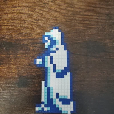 Mô hình 3D Pixel Art Sypha Belnades - Quà tặng cho fan Castlevania