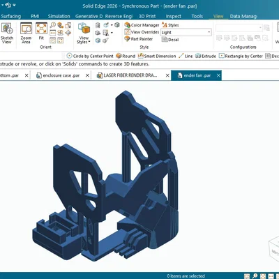 Nâng cấp hệ thống quạt tản nhiệt kép cho máy in 3D Ender 3 V3 SE