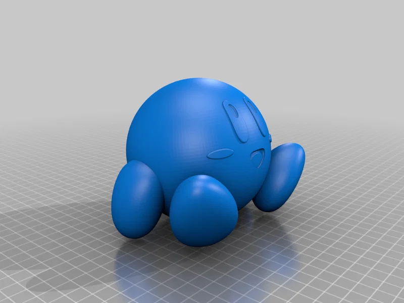 Mô hình Kirby ngồi (EASY PRINT) đáng yêu cho người mới bắt đầu in 3D - Image 4