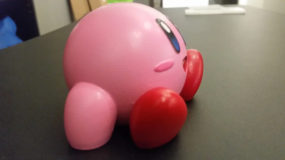 Mô hình Kirby ngồi (EASY PRINT) đáng yêu cho người mới bắt đầu in 3D - Image 5