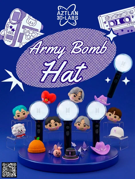 Mũ / Topper trang trí Army Bomb - Vé vào cổng BTS - Image 4
