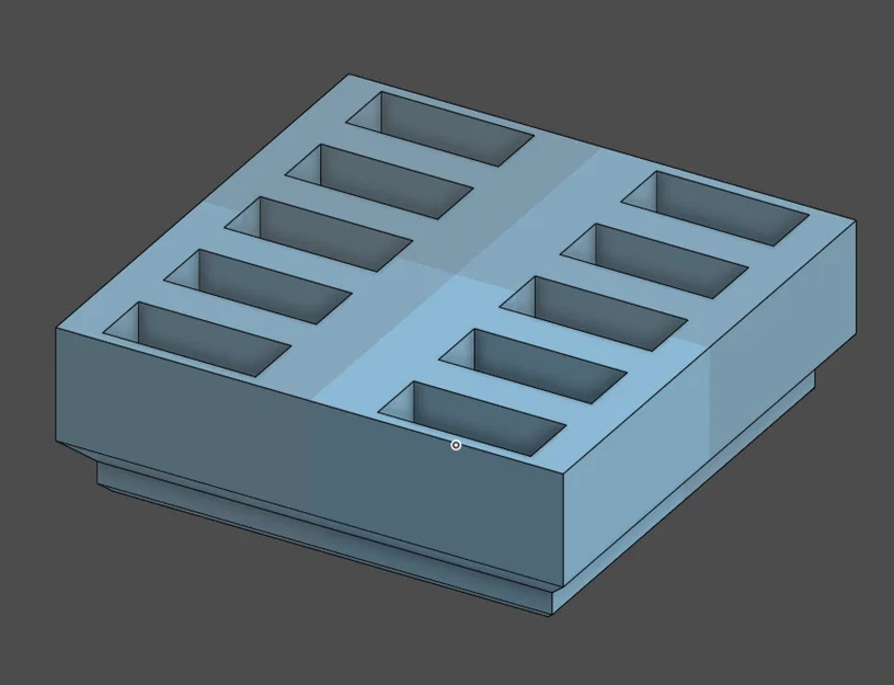 Khay đựng USB chuẩn Gridfinity 1x1 thông minh, gọn gàng - Image 1