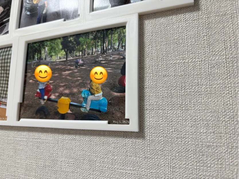 Khung Ảnh Tối Giản – Thiết Kế Hiển Thị Ngày Tháng | Không Cần Support - Image 1