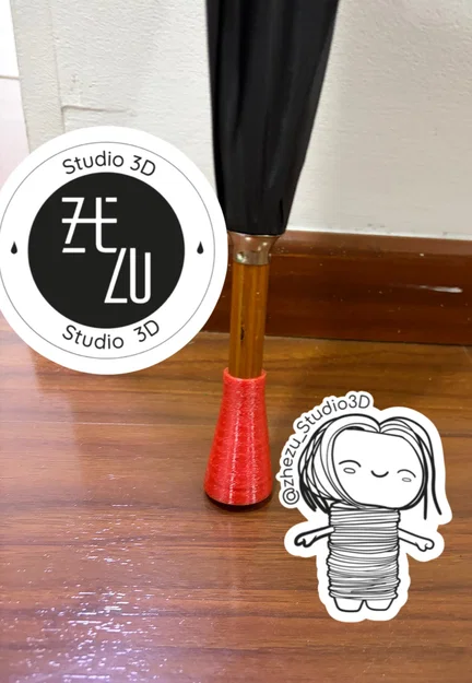 Nắp bảo vệ đầu dù / Nút bịt đầu dù (TPU) - Image 1