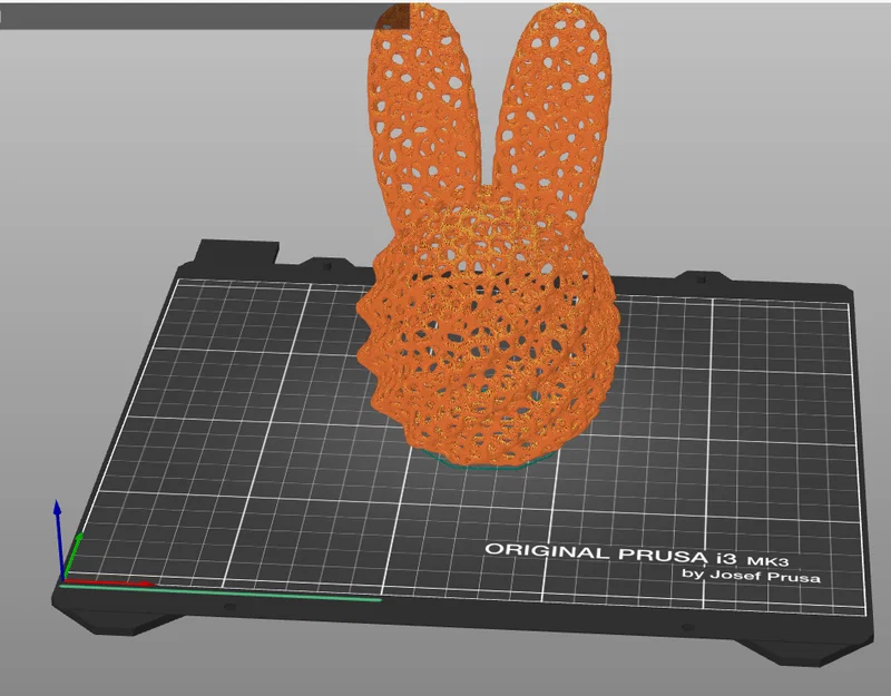 Mô hình thỏ Voronoi trang trí độc đáo - File in 3D cho mọi nhà - Image 1