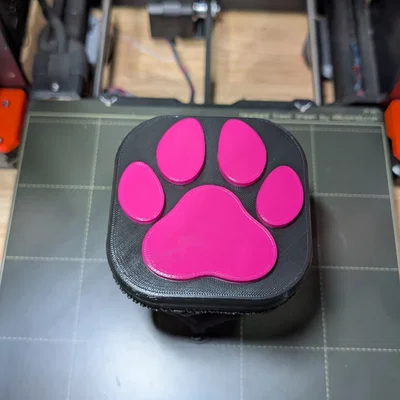 Nắp đậy móc kéo xe hình dấu chân cún (Dog Paw Hitch Cover)