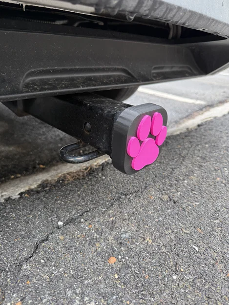 Nắp đậy móc kéo xe hình dấu chân cún (Dog Paw Hitch Cover) - Image 2