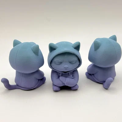Chill Cat in Hoodie – Chú mèo mặc áo hoodie cực chill