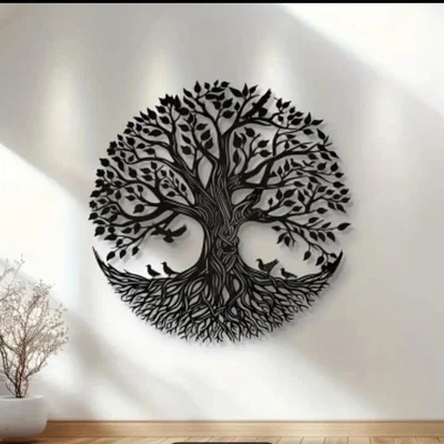 Mẫu tranh treo tường hình cây (Round Tree) trang trí nhà cửa đẹp