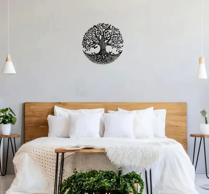 Mẫu tranh treo tường hình cây (Round Tree) trang trí nhà cửa đẹp - Image 2