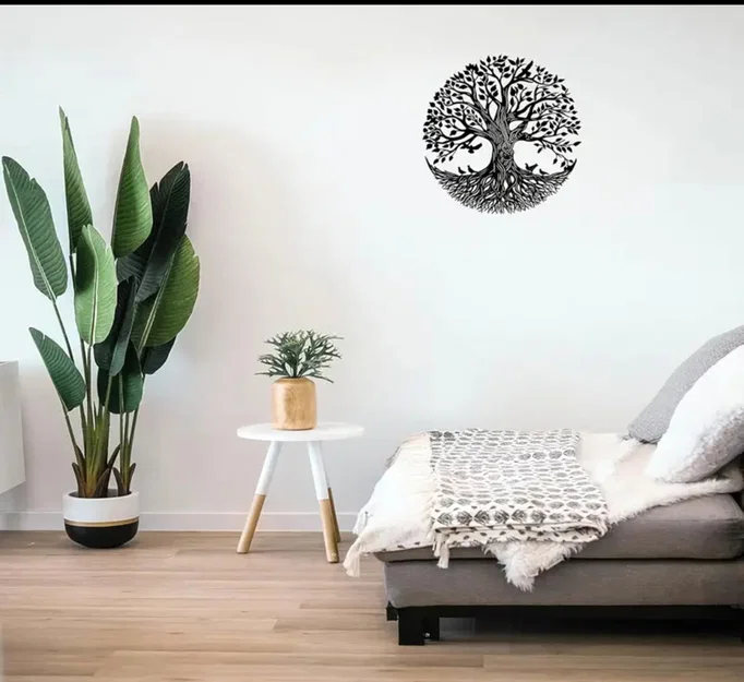 Mẫu tranh treo tường hình cây (Round Tree) trang trí nhà cửa đẹp - Image 5