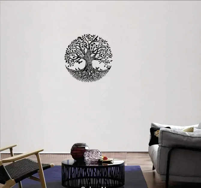 Mẫu tranh treo tường hình cây (Round Tree) trang trí nhà cửa đẹp - Image 6