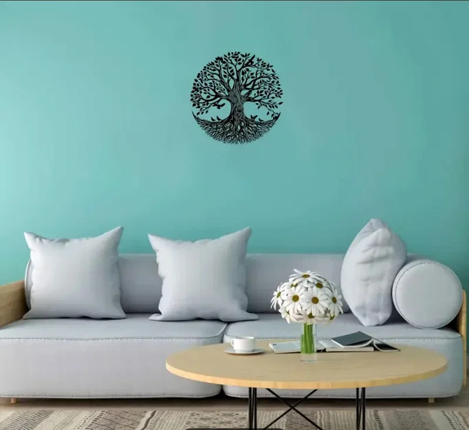 Mẫu tranh treo tường hình cây (Round Tree) trang trí nhà cửa đẹp - Image 7