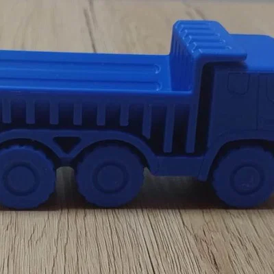 Mô hình xe ben (Dump Truck) in 3D nhỏ gọn cực chất