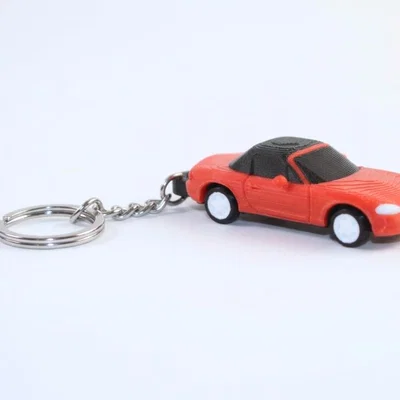 Móc khóa mô hình xe thể thao Mazda Miata (MX-5) 3D in 1:64