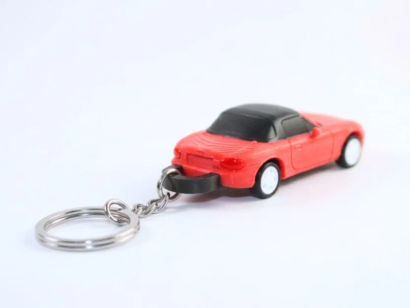 Móc khóa mô hình xe thể thao Mazda Miata (MX-5) 3D in 1:64 - Image 3