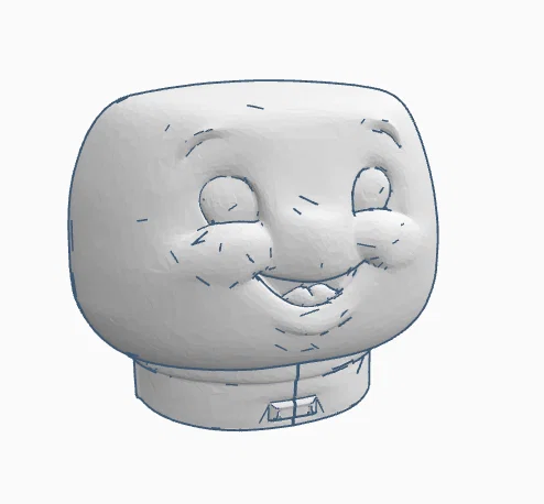 Mô hình 3D Stay Puft Marshmallow Man từ phim Ghostbusters - Image 1